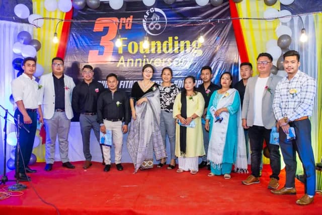 Team photo at the 3rd founding anniversary celebration