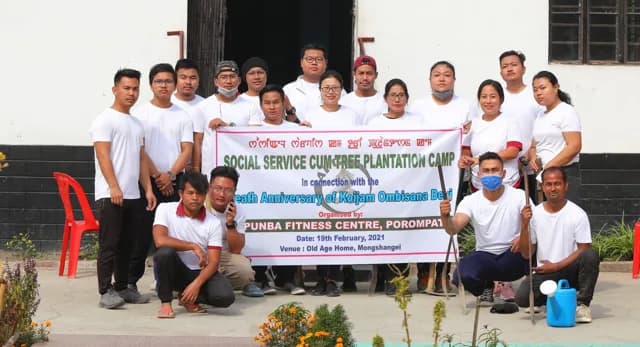 Altius social service and tree plantation camp